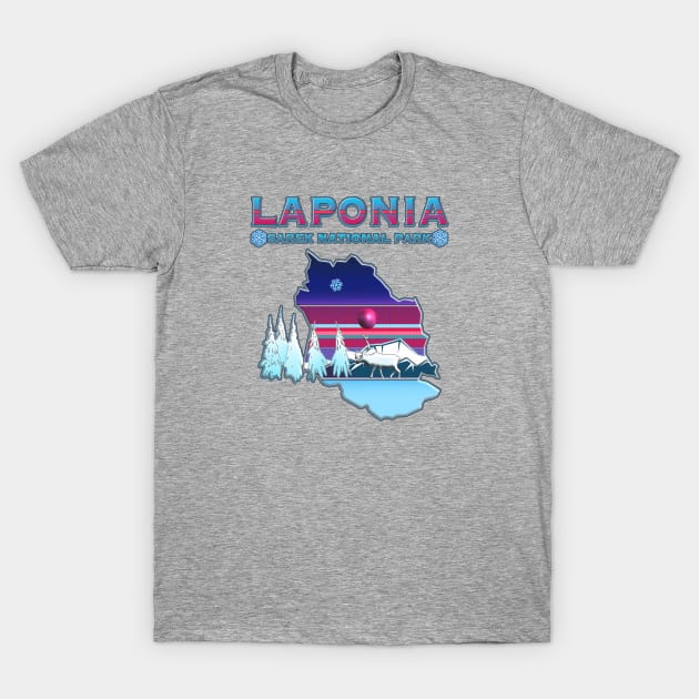 LAPONIA POLAR NIGHT II T-Shirt by MikaelJenei